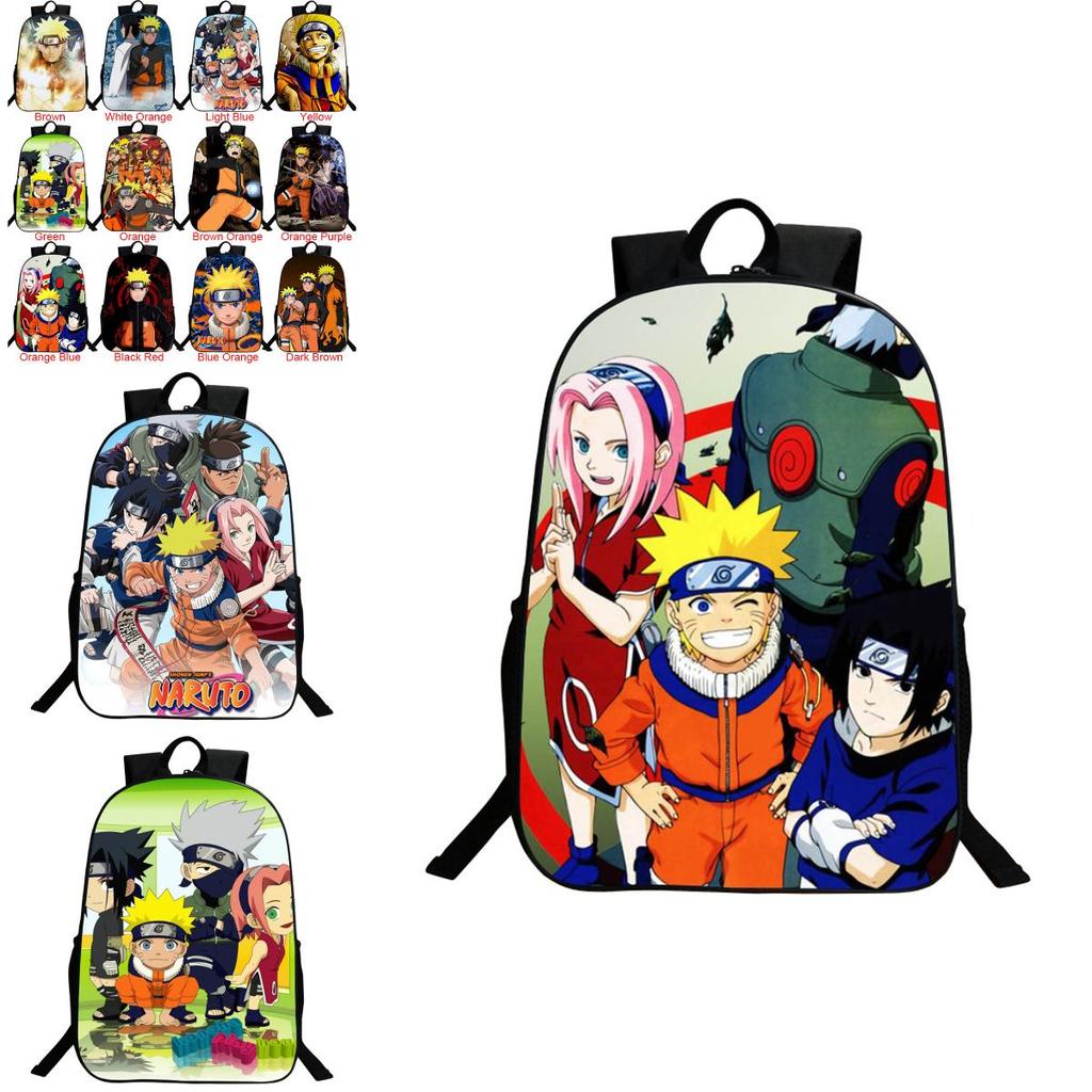 Fashionable Naruto Kakashi Backpack Featuring Smooth Zipper And Easy-to-clean Material