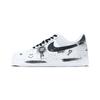 Air Force 1 Smiley Face Graffiti Cow Leather Abrasion Resistant Abrasion Resistant Low Top Skateboard Shoes Unisex CW2288-111(Team1171-)