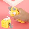 Toy Cheese Block Mouse Steal Cheese Sloth Hide And Seek Stress Relief Mouse and Cheese Toy