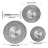 2Pcs/Set Durable Dry/Wet Grinding Disc Metal 40/50/60mm Diamond Grinding Wheel Small Abrasive Discs Rotary Tool Accessories