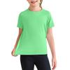 Kids' Quick-Dry Tee - Solid Color Sport T-Shirt