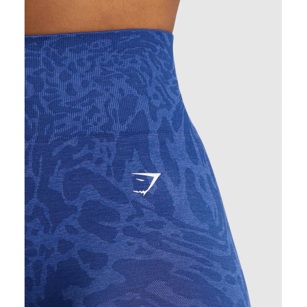 Buy Gymshark Adapt Safari Seamless Leggings Wave Blue Iris Blue
