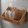 Étagère de rangement avec crochets Panier mural Grand design ventilé Panier compact pour cuisine salle de bain