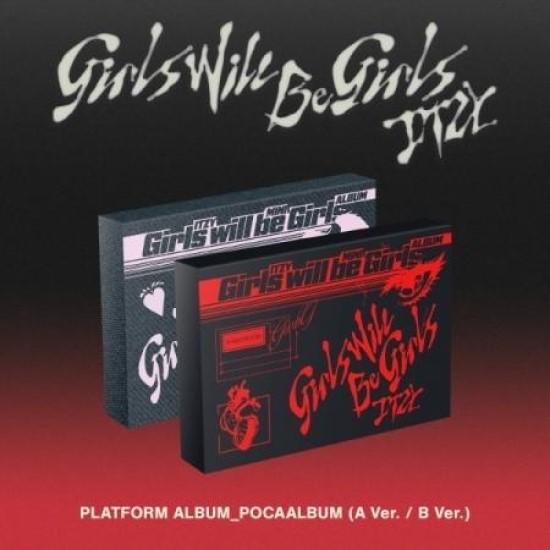 

ITZY - [GIRLS WILL BE GIRLS] платформа альбом POCAALBUM A(Red)
