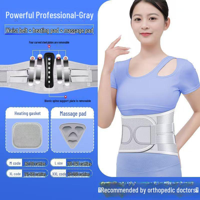 

Универсальный пояс для поддержки поясницы от боли в спине и грыжи с тепловой терапией XXL