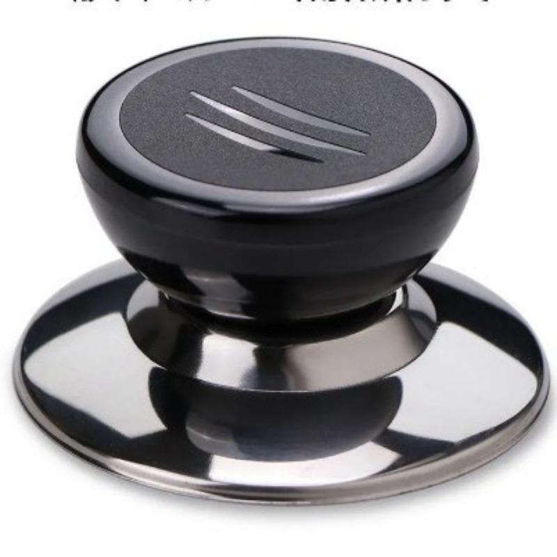 Universal Household Heat-resistant Handle for Pot Lid, Top Bead Stainless Steel Cap, Steamer and Stir-frying Pot Lid Handle