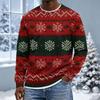 Men's Christmas Neck Pullover Sweatshirt