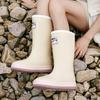 Rain shoes women's new adult large size rain boots wear tall non-slip fashionable outdoor waterproof shoes men