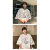 Men'S Trendy Letter Round Neck Printed Short Sleeved T-Shirt For Summer Ins Loose Casual Top