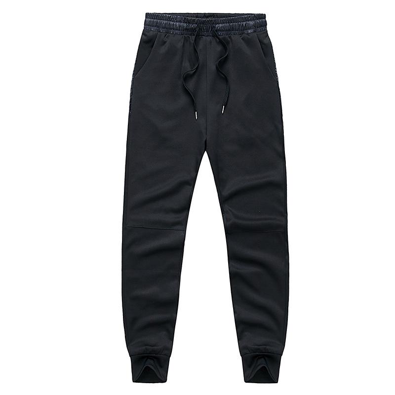 Spring/Autumn Men s Korean Slim Fit Joggers - Stylish Tapered Training & Casual Trousers XXXL чёрный