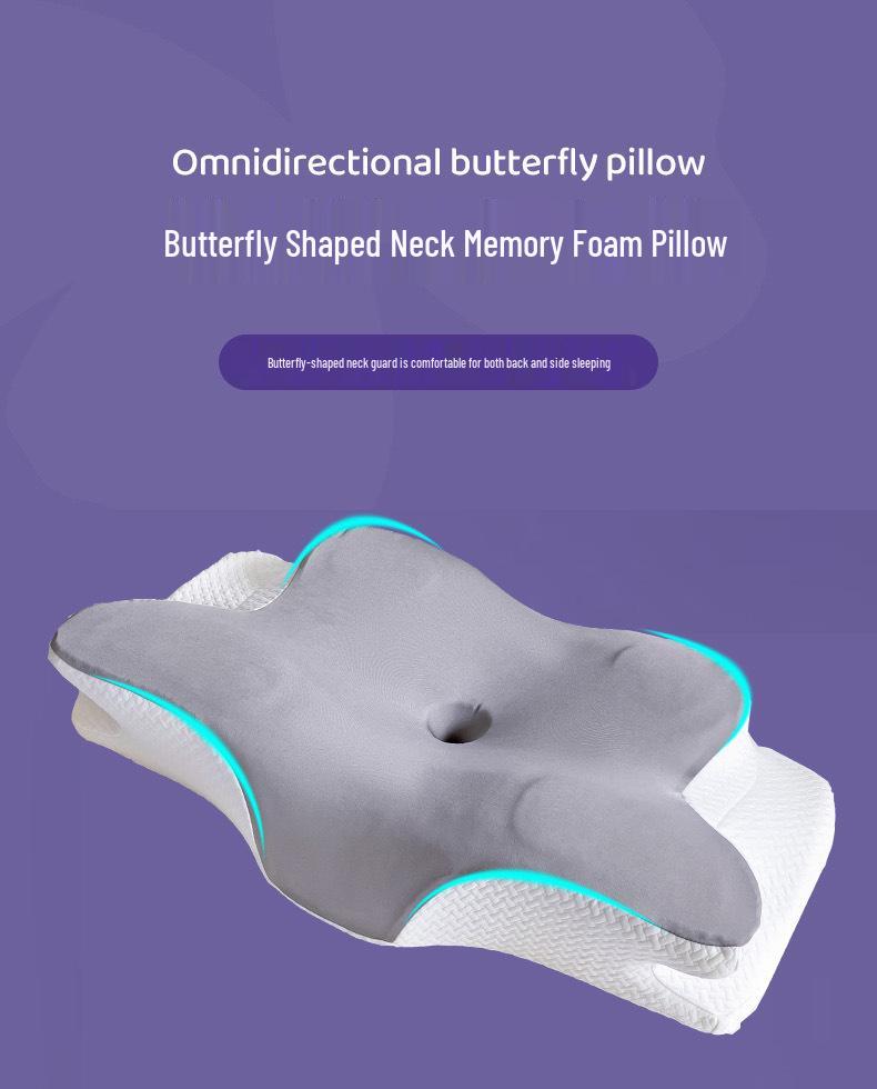 Butterfly Gravity Acupressure Pillow for Neck Support and Massage