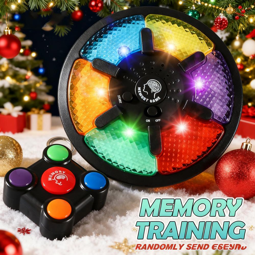 Kids Memory Game Machine Christmas Gift - Brain Training Toy with Large & Small Size Options for Xmas Party Favors