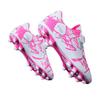 Football shoes children teenagers Velcro students long nails broken nails flat bottom nail bottom low top sports training shoes fashion