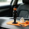 Horror Retro Desktop Decor Pumpkin Gentleman Figurine, Halloween Head Man Statue, Spooky Figurine 3D Printed Ornament for Shelf Mantel Tabletop Statue