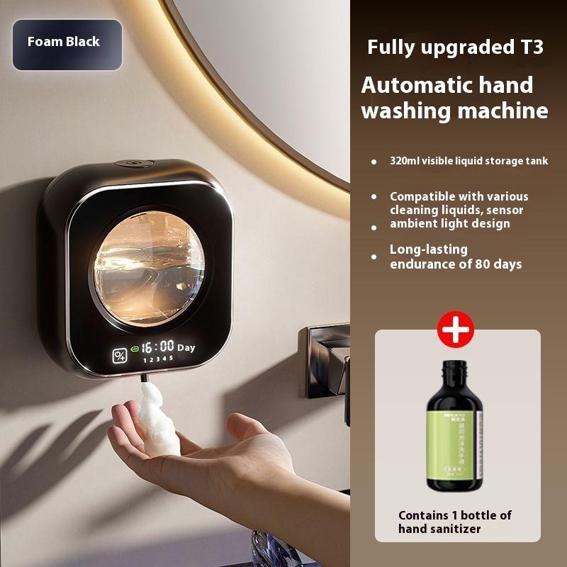 Automatic Induction Hand Sanitizer Dishwasher Intelligent Electric Foam Wall-mounted Charging Inductive Washing Mobile Phone