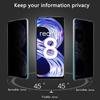 [2 sztuki] Szkło Hartowane Antyszpiegowskie do realme 8 - E.F.CONNECTION - Szkło Hartowane - Czarne