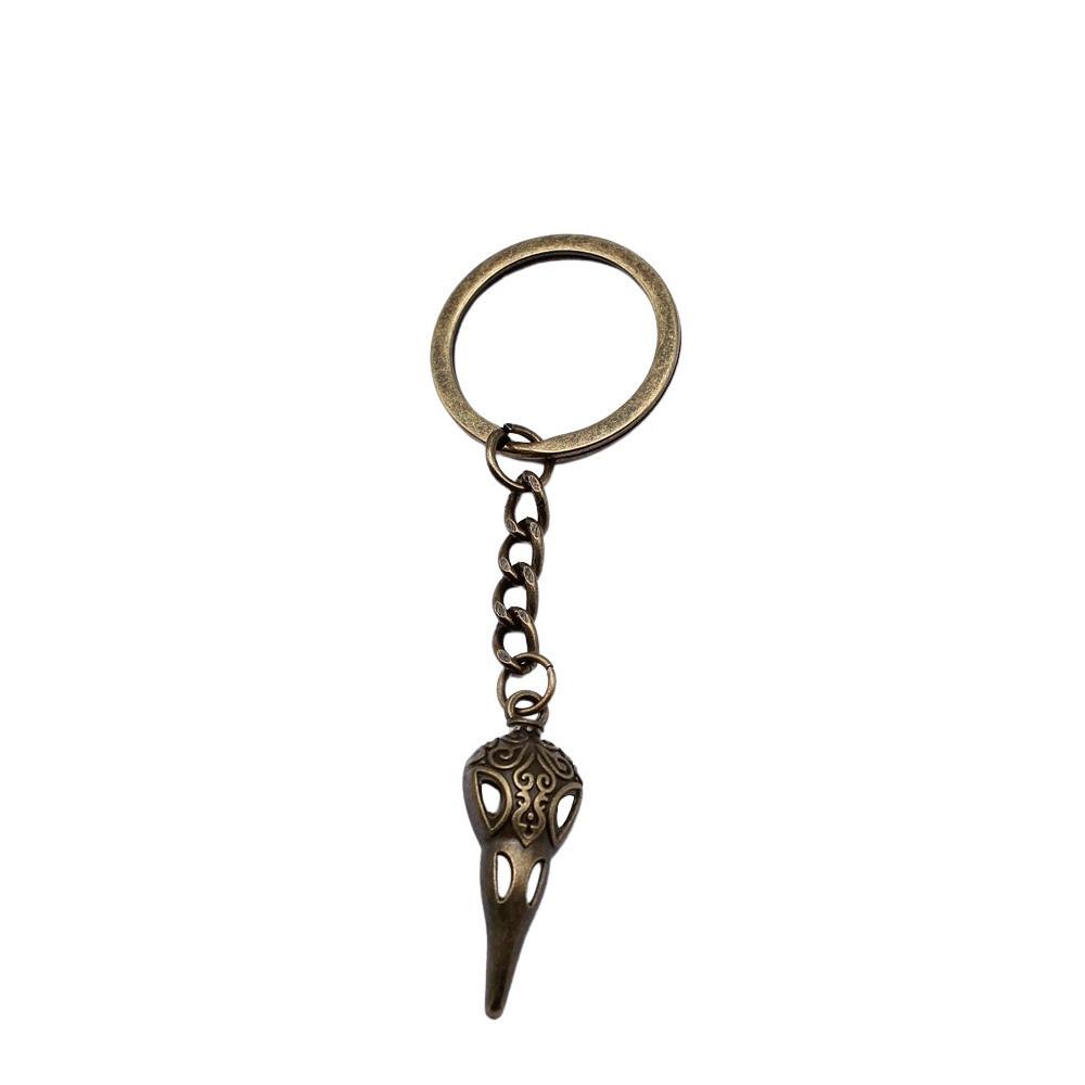 Porte-clés Gothique Biker Aigle Crâne Ailes pour Étudiants Nouvelle Arrivée Statement Cadeau d'Anniversaire Accessoire de Voyage Doux