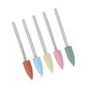 5PCS Silicone Rubber Pedicure Drill Bits Electric Grinding Head Manicure Drill Bits  Pedicure Use