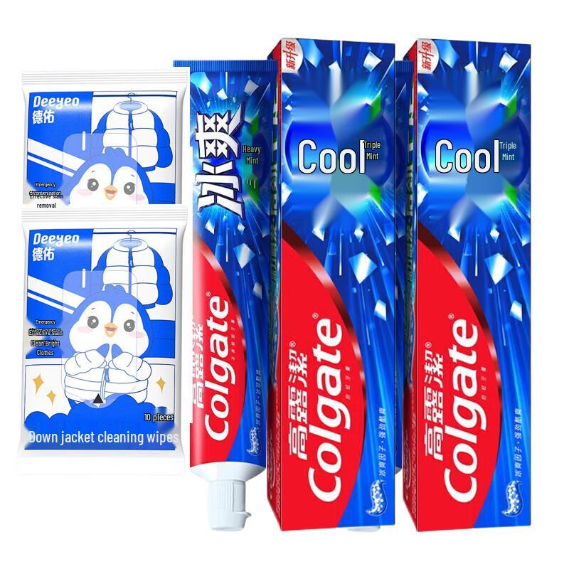 Набор салфеток DeYou и зубной пасты Colgate