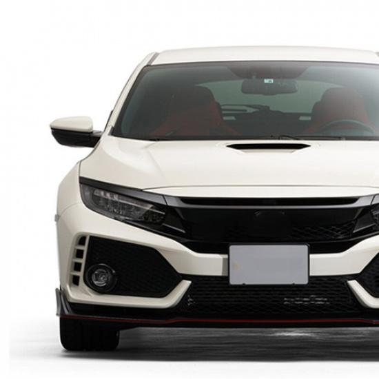 For Honda Civic 10th 2016- White Car Right Side Rearview Mirror Cap Cover .