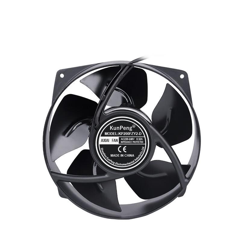 Промышленный осевой высокотемпературный вентилятор BEYOU 200FZY2-D, китайская вилка (адаптер в комплекте)