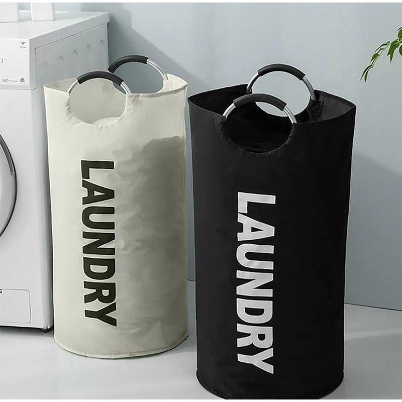 Extra Large Foldable Laundry Basket Waterproof Basket with Padded Handles 90L Collapsible Storage Bin for Bathroom Laundry Room
