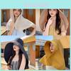 Sun Protection Hat For Women With Wide Brim And Neck Cover Summer Sunshade Cap For Outdoor Use