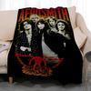 Classic Band Aerosmith Throw Soft Coral Fleece Blanket 310gsm Fluffy Warm Throw for Sofa Bed Couch Bedroom Decor