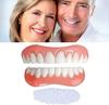 Temporary Dentures for 2 Pairs of Men and Temporary Repair Denture Pasting the Top and Bottom of Cosmetic Teeth Temporary Dentures for Men and Women