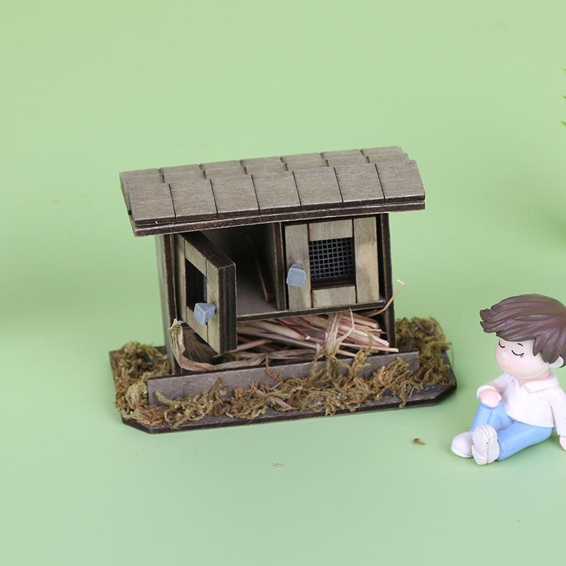 1Pcs Doll House Miniature Bathroom Sink Cabinet Prop Realistic 1/12 Scale Dollhouse Simulation Wash Basin Toy Diy Accessories