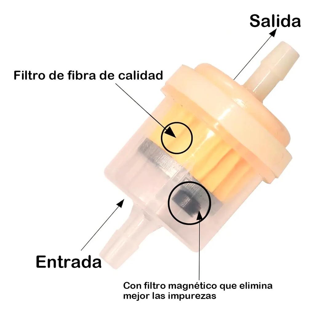 Motorcycle Gasoline Filter Vertical Flow 100 Pack