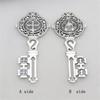 Set of 2 Religious Key Rack Wall Mount for Believers Easy Installation Hanging Pendant Stylish Home Door Adornment