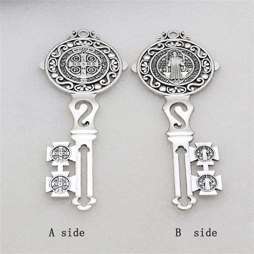 Set of 2 Religious Key Rack Wall Mount for Believers Easy Installation Hanging Pendant Stylish Home Door Adornment
