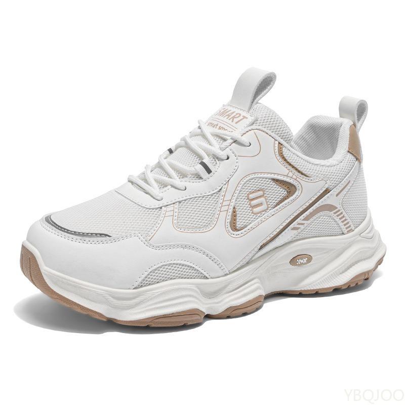 Fashion Men's spring summer new breathable mesh comfortable shoes men's sports trendy versatile thick soled casual shoes