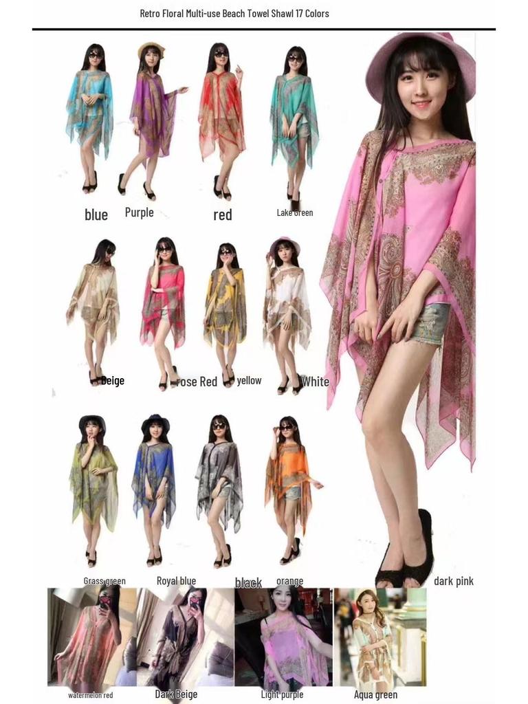 2024 Vielseitiger Sonnenschutz Chiffon-Schal - Damen Langarm Radfahren & Autofahren Seidenschal