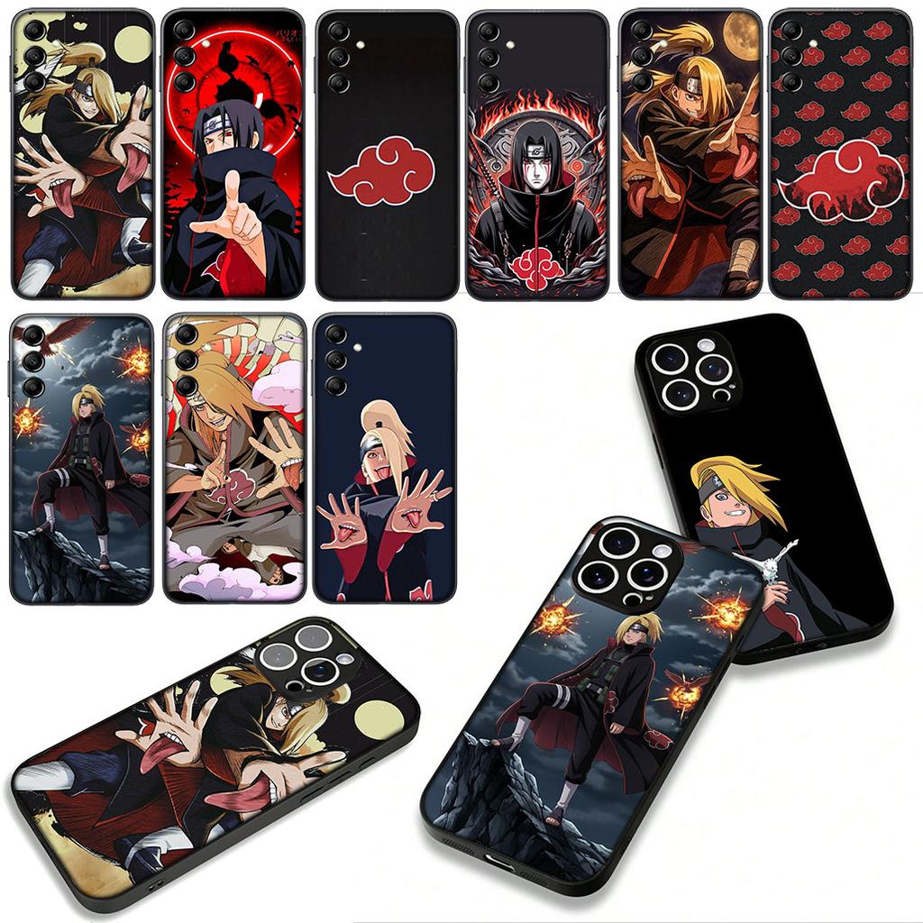 for Motorola Moto G04 G13 G14 G22 G23 G32 G34 G35 G64 G82 G84 G53 G72 E14 E15 E13 Case Akatsuki Deidara Narutos Uchiha Itachi