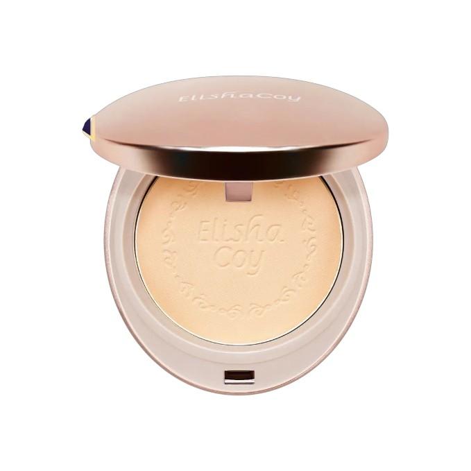 ELISHACOY Premium Gold Mineral Puder Nr. 23 Natural Beige Mattes Finish 11,5g Gepresstes Puder K-Beauty