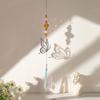 7Pcs Rotating Animal Butterfly Prism Ball Pendant Coloured Light Collection Pendant  Scenic Spot