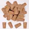 25 Pack Natural Soft Wood Corks, Tapered Cork Wooden Beer Bottle Stopper for Wine Making Craft