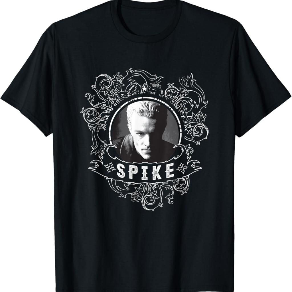 Buffy The Vampire Slayer Spike Faded Face Vintage Portrait T-Shirt