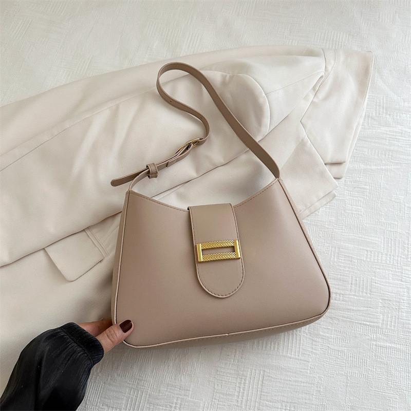 Stylish Chic Shoulder Bag Trendy Pu Leather Small Commuter Purse For Summer 2024
