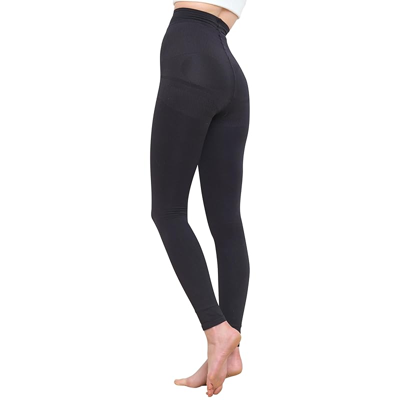 

[SLIM PROJECT] Best value for money even though it is made in Japan Mugyutto Leggings/Slim Project ladies compression leggings high waist 10 minute