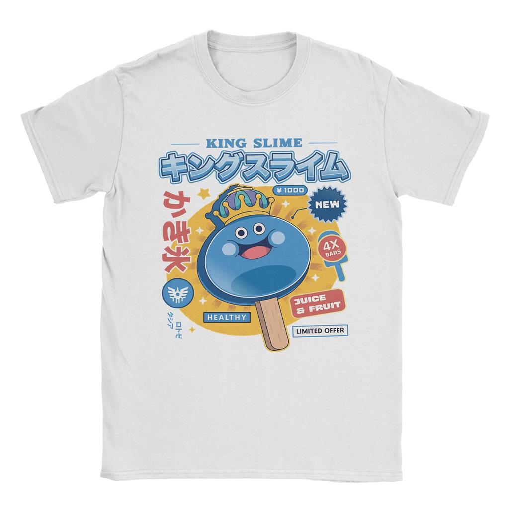 Unisex Women New Arrival Dragon Quest slime  Tee T Shirt Cotton  Tshirts Clothes