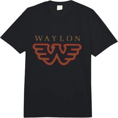 Waylon Jennings - Oficiální zboží - Logo Flying W Comfort Colors Dospělé Tričko s vysokou gramáží