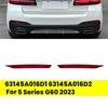 A03Z-1Pair Rear Bumper Reflector Light Trim 63145A016D1 63145A016D2 For BMW 5 Series G60  Side Warning Reflector Plate
