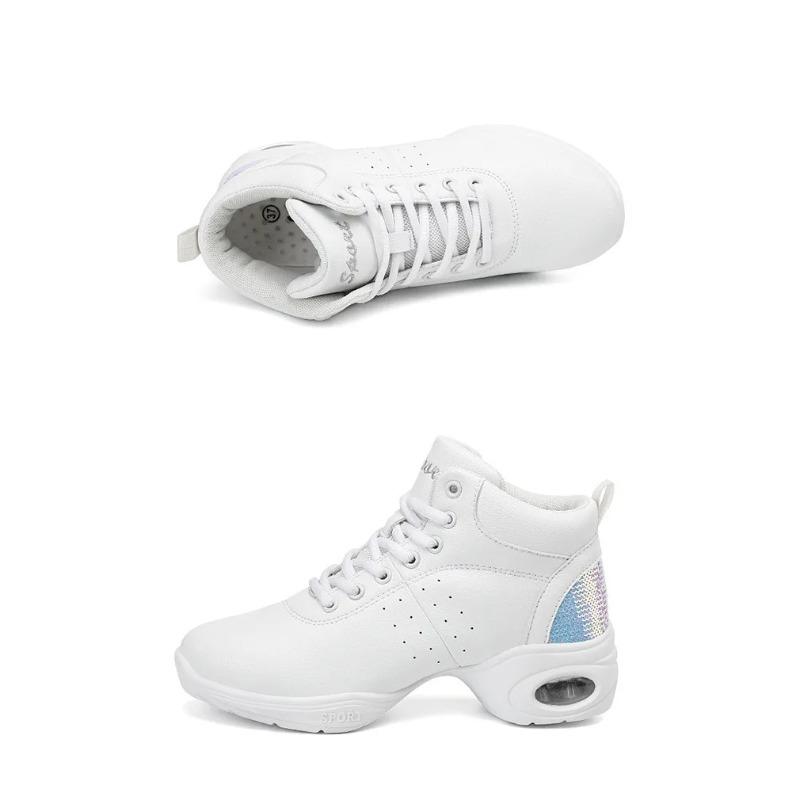 Scarpe da Ballo Donna Ragazze Moderne Suola Morbida Jazz Sneakers Traspiranti Leggere Scarpe da Ballo Fitness Sport