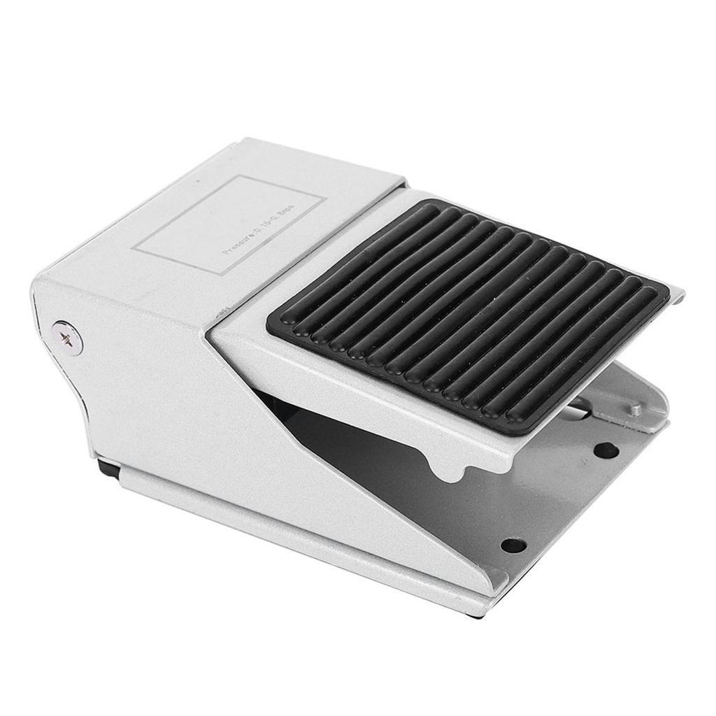 1Celsius4 Pneumatic Foot Pedal Valve, 3 Way 2 Position Threaded Nonslip Pressure Control Foot
