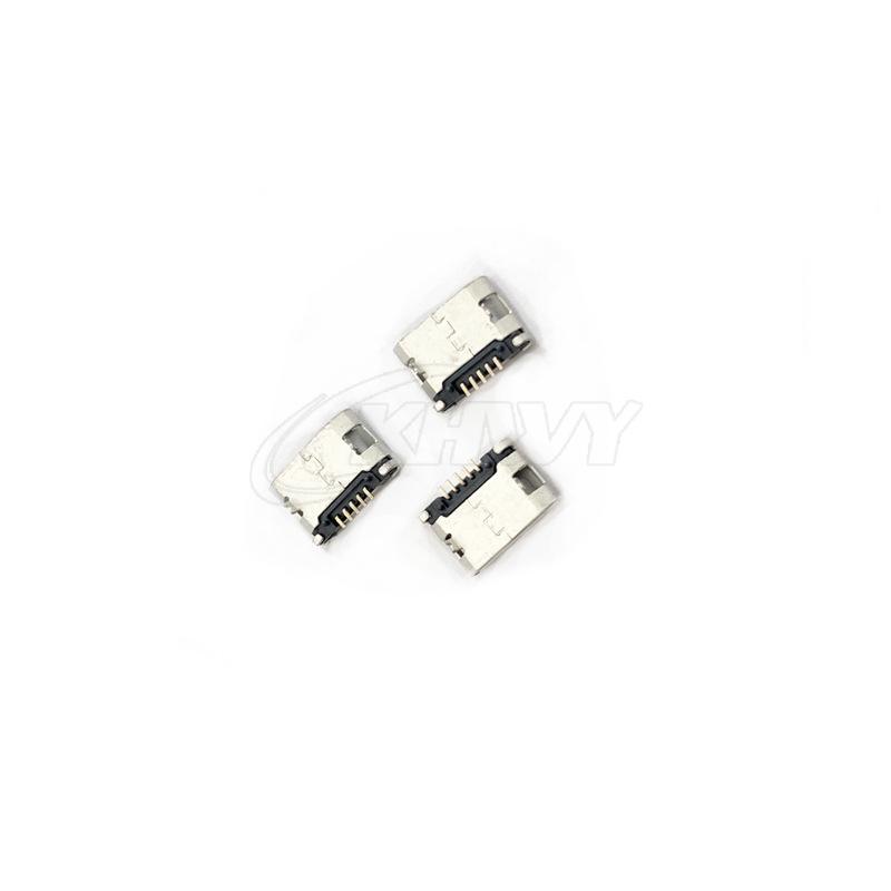 Tape-Packaged Edgeless Flat USB Micro Pin Female Socket