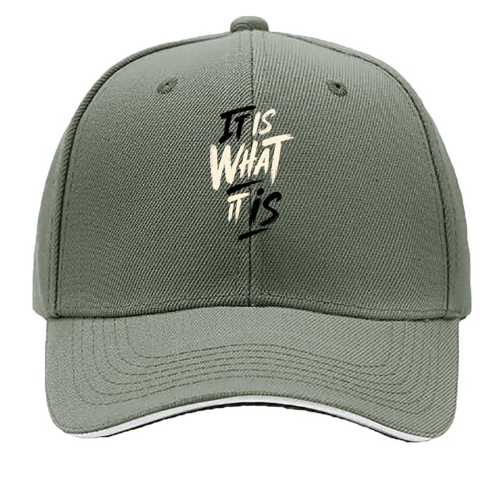 Bold Casual Acceptance Quote Letteri Sandwich Baseball Cap Sun Cap Outdoor Workouts Hat