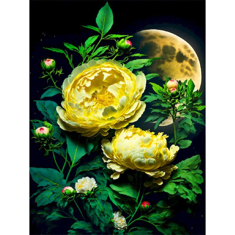 Diamond Painting 5d Flowers Full Square Drill Diamond Embroidery Cross Stitch Peony Handicraft Wall Art Home Decorati